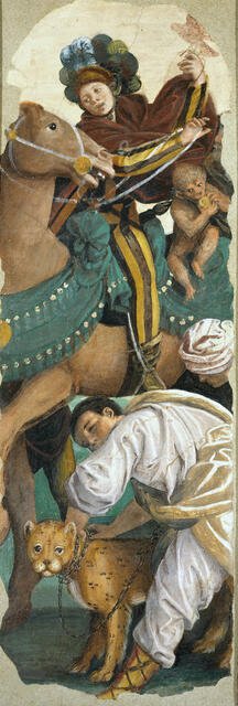 The Adoration of the Magi (Right panel), 1541-1542. Creator: Ferrari, Gaudenzio (ca 1477-1546).
