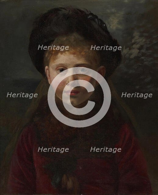 Portrait of Princess Margaret of Prussia (1872-1954). Creator: Victoria Adelaide Mary Louisa, Princess Royal (1840-1901).