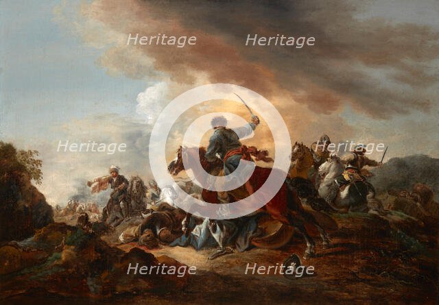 Battle Scene, before 1802. Creator: Aleksandr Orlovsky.