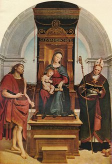 The Ansidei Madonna, 1505, (1911). Artist: Raphael