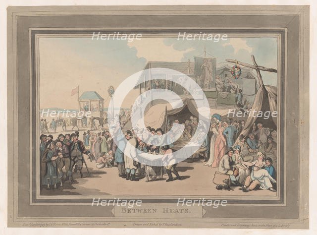 Between Heats [The Course], January 1, 1799., January 1, 1799. Creator: Thomas Rowlandson.