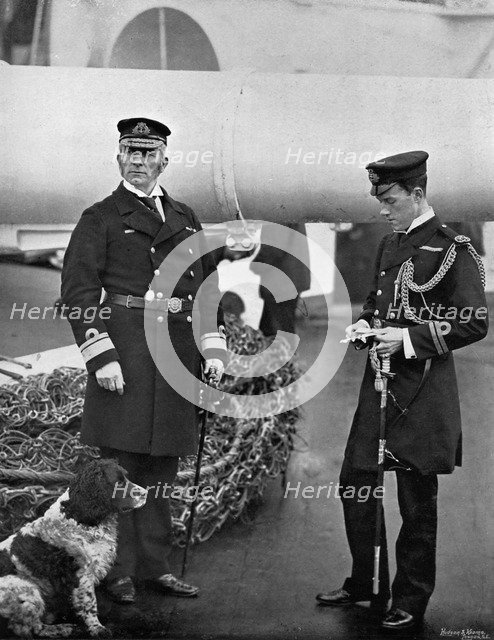 Rear-Admiral Arthur Alington and his Flag Lieutenant, William George Elmhirst Ruck-Keene, 1896.Artist: Gregory & Co