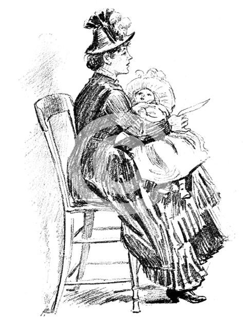 Sketches at the General Register Office, Somerset House: The Girl He Left Behind Him, 1890. Creator: Unknown.