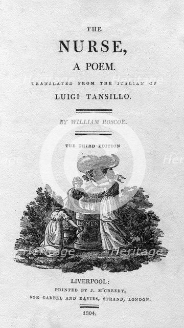 Title page of The Nurse, 1804. Artist: J M'Creery