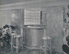 'Bar in the home of Mr. and Mrs. Miles Gray', 1942.  Artist: Unknown.