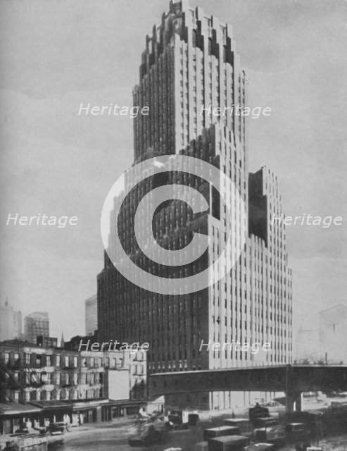 'Marvels of Ancient Babylon Outclassed in Modern New York', c1935. Artist: ENA.