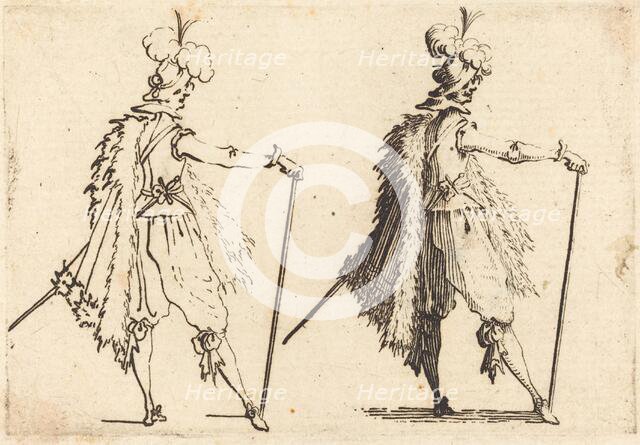 Gentleman with Cane, c. 1617. Creator: Jacques Callot.