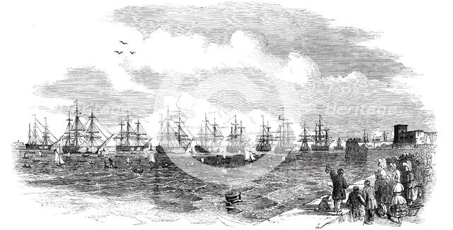 The French Squadron in Position, 1850. Creator: Unknown.