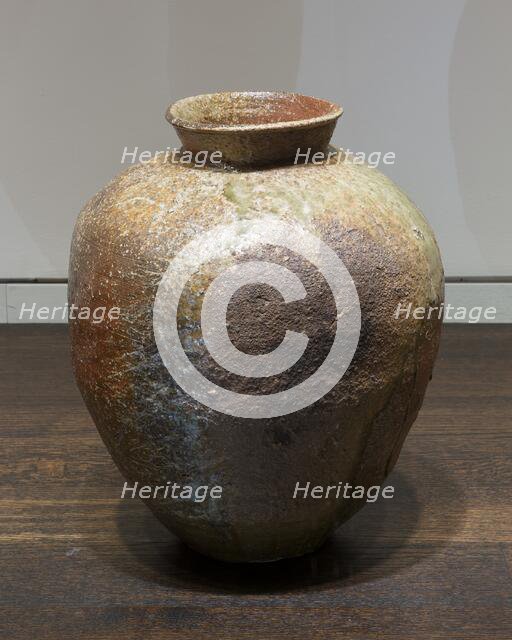 Shigaraki-Ware Jar, 16th century. Creator: Unknown.