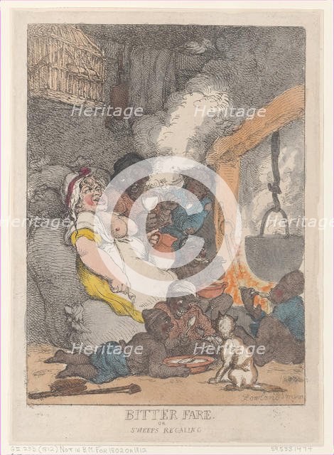 Bitter Fare or Sweeps Regaling, 1812., 1812. Creator: Thomas Rowlandson.