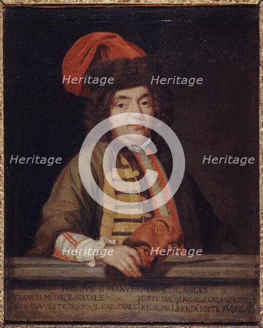 Portrait of Emmanuel de Coulanges (1633-1716), letter writer and singer, 1690. Creator: Nicolas Colombel.