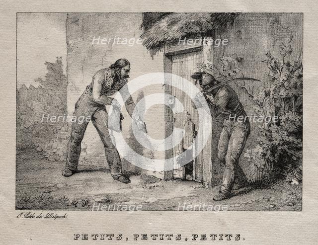 Marauders (Maraudeurs. Petits! Petits! Petits!). Creator: Horace Vernet (French, 1789-1863).