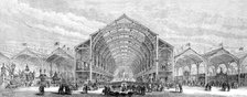 The Irish Industrial Exhibition at Cork: interior sectional view, 1883. Creator: Unknown.