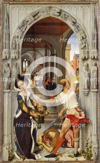 Beheading of St John the Baptist, c1510. Creator: Dutch Master.