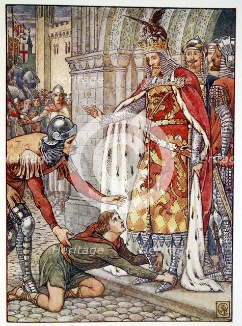 'Young Owen Appeals to the King', 1911. Artist: Unknown