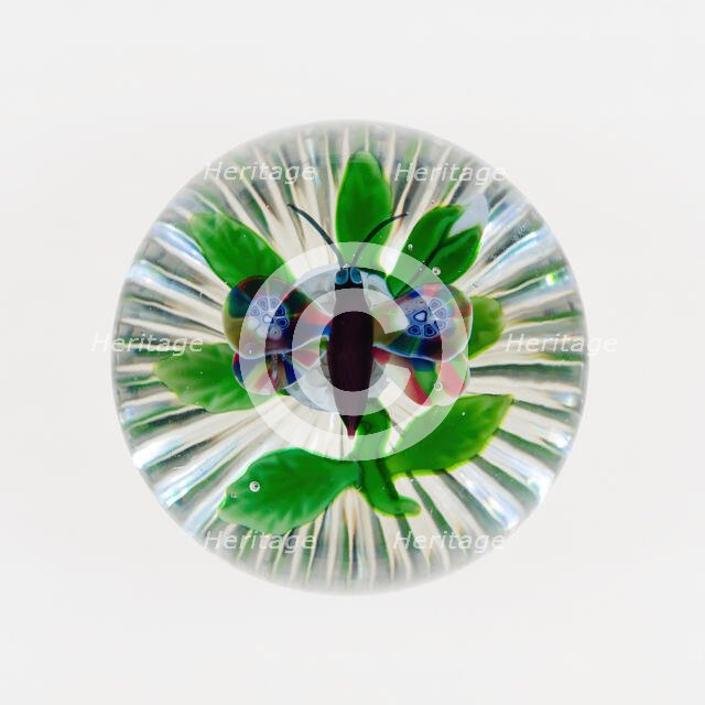 Paperweight, Lunéville, c. 1848-55. Creator: Baccarat Glasshouse.