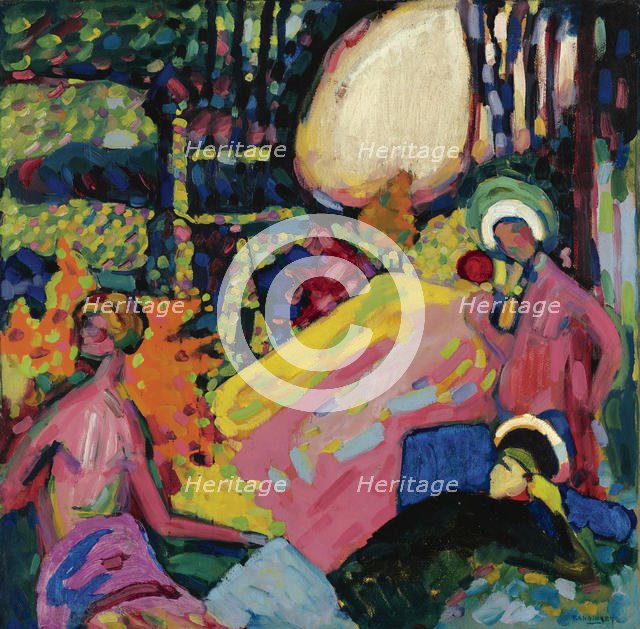 White Sound. Artist: Kandinsky, Wassily Vasilyevich (1866-1944)