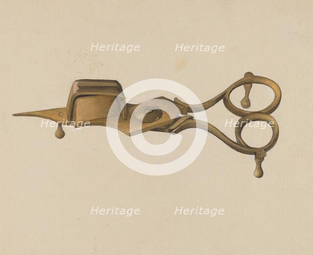 Wick Trimmer, c. 1936. Creator: Samuel O. Klein.