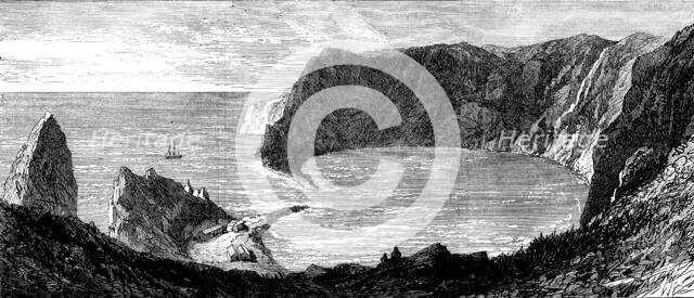 The Island of St. Paul: the Crater, 1871. Creator: Unknown.