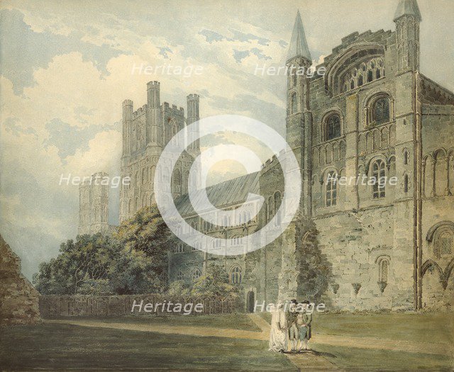 Ely Cathedral, late 18th century. Artist: Thomas Girtin.