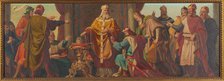 Margrave Leopold III the Saint refuses an offer of the imperial crown, 1937. Creator: Pögl; Josef (1867-1945).