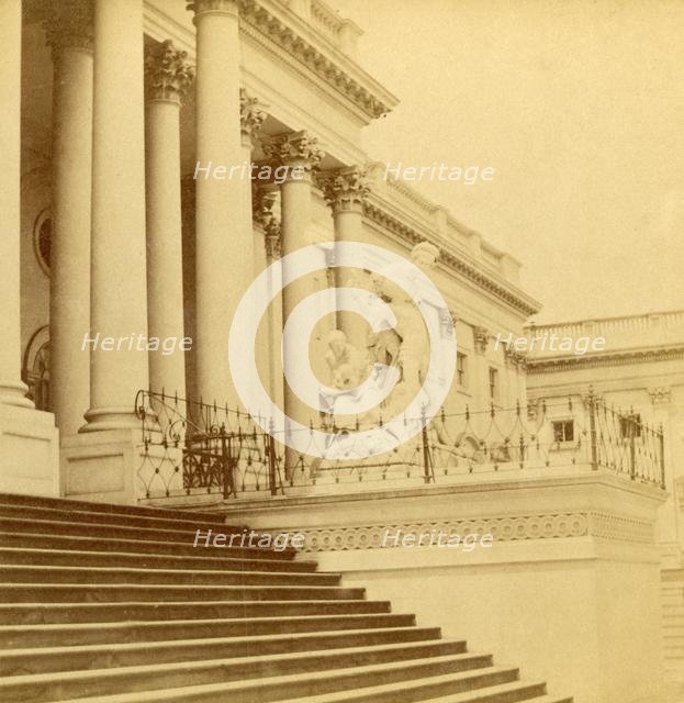 'Senate Front, Washington D.C.', c1900.  Creator: Kilburn Brothers.