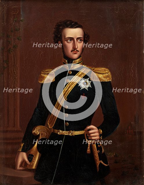 Portrait of Prince Gustav of Sweden (1827-1852), Duke of Uppland.