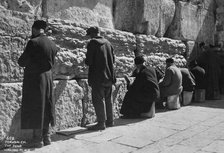 The Wailing Wall, Jerusalem, c1920s-c1930s(?). Artist: Unknown