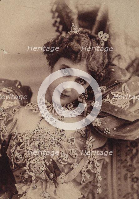 La Belle Otéro, 1890s. Creator: Photo studio Reutlinger, Paris  .