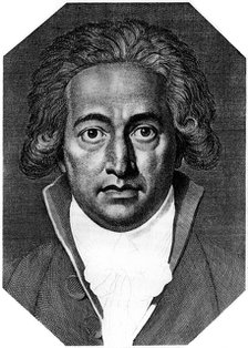 Johann Wolfgang von Goethe, German poet, dramatist and scientist, in 1791. Artist: Unknown