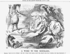 'A Word to the Mermaids', 1865. Artist: John Tenniel
