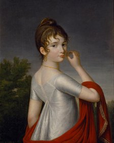 Self-Portrait, c. 1810. Creator: Dolgorukova (Saltykova), Yekaterina Vasilyevna (1791-1863).