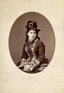 Hélène de Lesseps, 1878. Creator: Mathieu Deroche.