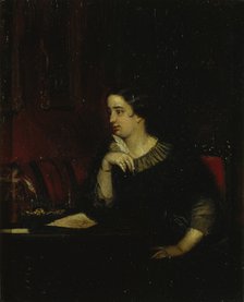 Portrait of the poetess Yevdokia Petrovna Rostopchina (1811-1858), 1850. Artist: Fedotov, Pavel Andreyevich (1815-1852)