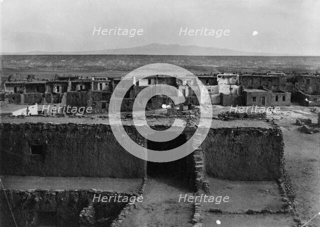 Acoma from the church top, 1904, c1905. Creator: Edward Sheriff Curtis.