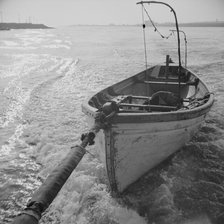 On board the fishing boat Alden out of Gloucester, Massachusetts, 1943. Creator: Gordon Parks.