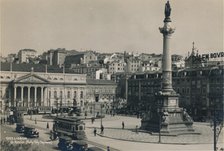 Rossio Square, Lisbon, Portugal, 1936. Artist: Unknown