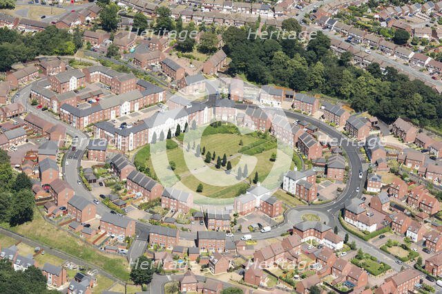 New housing at Horseshoe Crescent, Great Barr, West Midlands, 2018. Creator: Historic England.