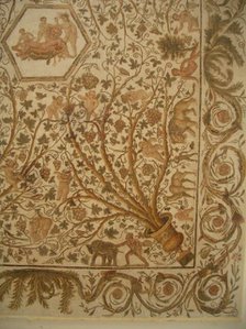 Mosaic, El Jem Museum, El Djem, Tunisia, 2009. Creator: Amanda Waite.