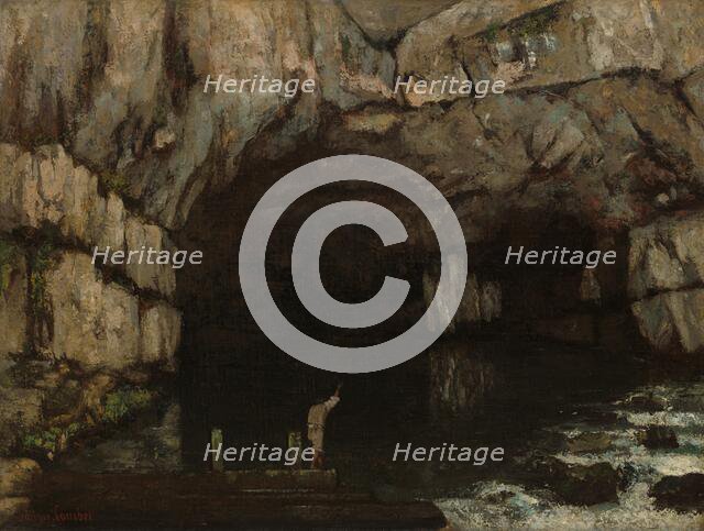 La Grotte de la Loue, 1864. Creator: Gustave Courbet.