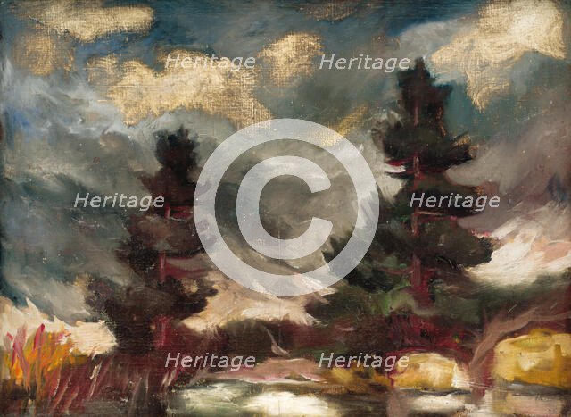 Tatra landscape, 1927-1934. Creator: Zolo Palugyay.