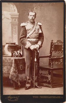 Rudolf, Crown Prince of Austria (1858-1889), ca 1885. Creator: Angerer, Victor (1839-1894).