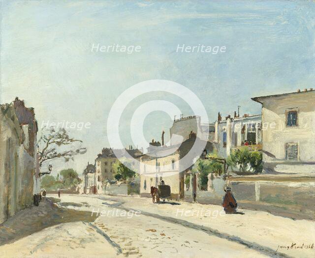 Rue Notre-Dame, Paris, 1866. Creator: Johan Barthold Jongkind.