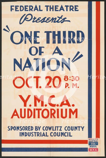 One Third of a Nation, [193-]. Creator: Unknown.