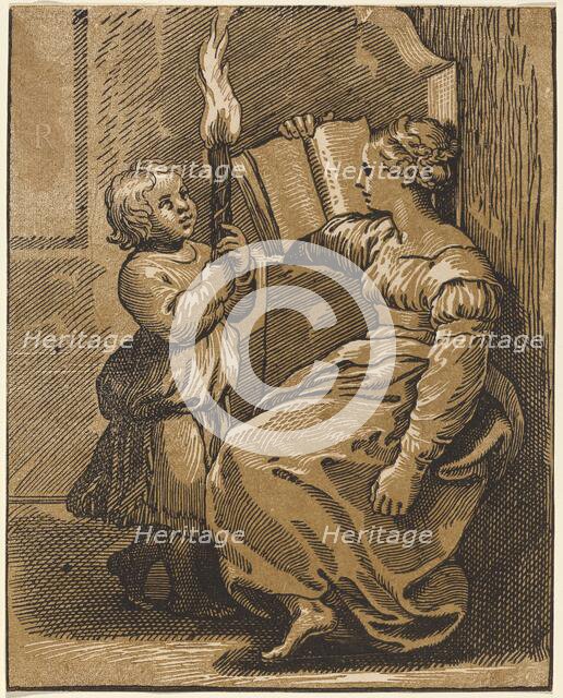 Sibyl Reading, 16th century. Creator: Unknown.