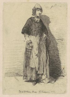 La Mère Gérard, 1858. Creator: James Abbott McNeill Whistler.