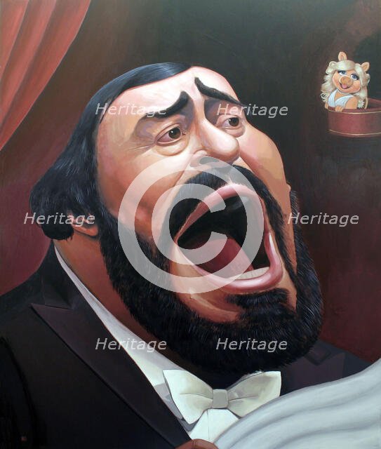 Luciano Pavarotti. Creator: Dan Springer.