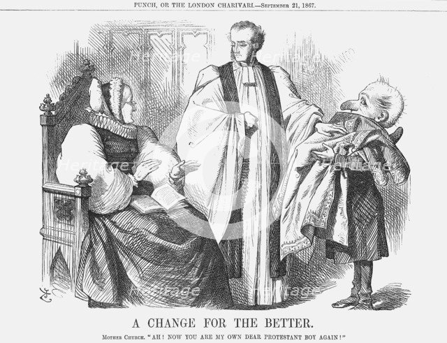 'A Change for the Better', 1867. Artist: John Tenniel
