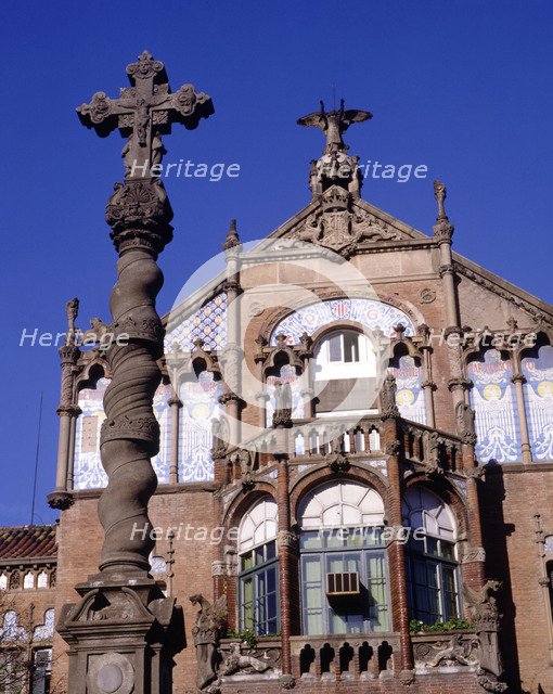 Hospital of San Pablo, designed by Lluis Domenech i Montaner (1850-1923).