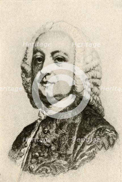 'Portrait of Thomas Penn, Colonial Governor', c1760, (1937). Creator: Unknown.